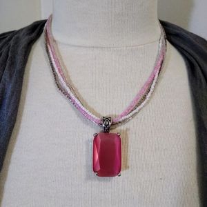 Multi stranded necklace